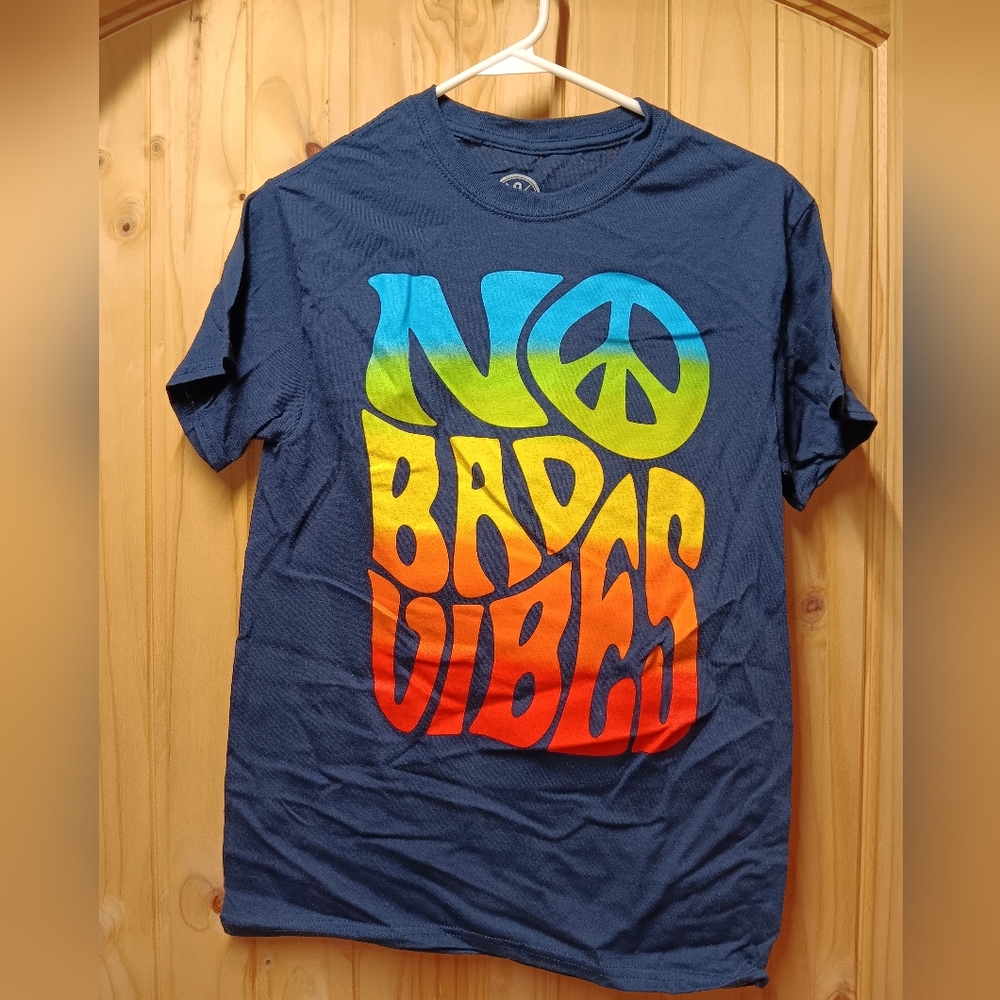 ODM No Bad Vibes Graphic T-Shirt NWT